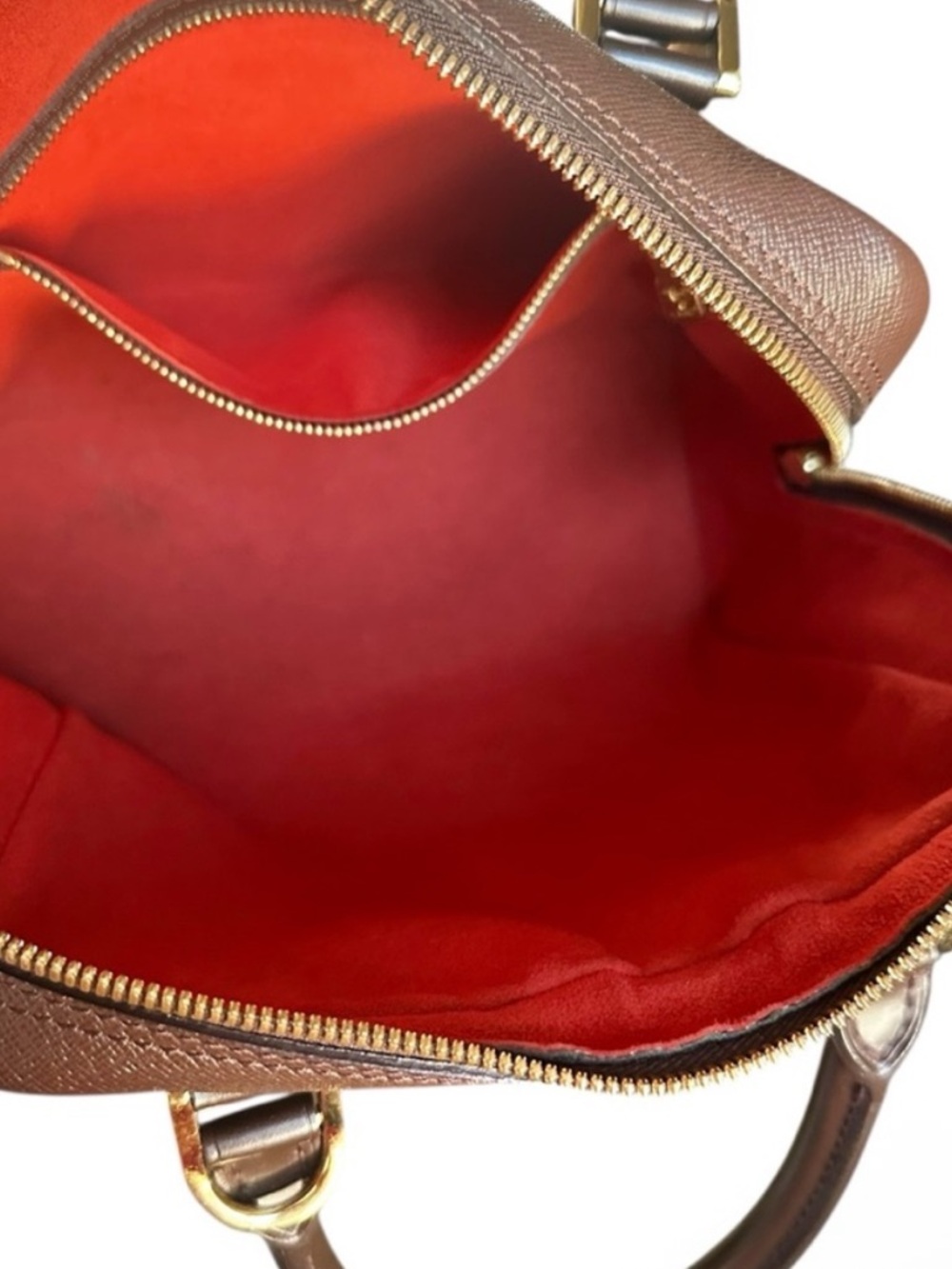 LOUIS VUITTON Damier Ebene Brera Handbag w/ COA - Picture 7 of 12